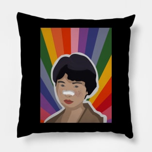 80s Retro Women Pillow