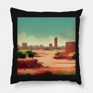 Khartoum | Comics style Pillow