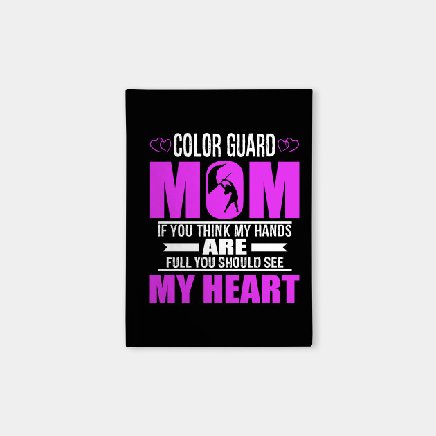 Color Guard Moms Full Heart Mothers Day T Shirt Mothers Day