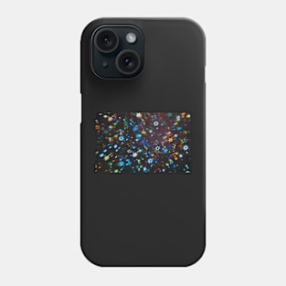 Holographic stars photographed through a prism Phone Case