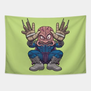 The brain of Krang and the Strength of Shredder Tapestry