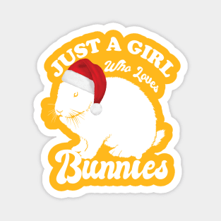 Just A Girl Who Loves Bunnies Magnet