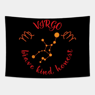 Virgo Brave Kind Honest Tapestry