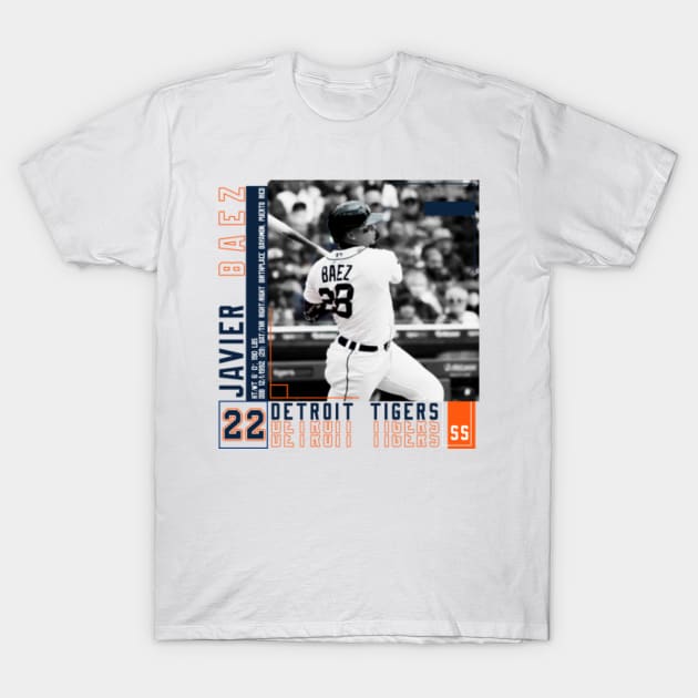 Rinkha Javier Baez Baseball Edit Tapestries Tigers T-Shirt