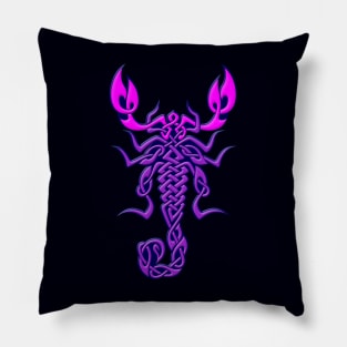 Purple Celtic Knot Scorpion Pillow