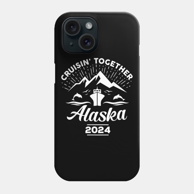 Alaska Cruise 2024 Family Friends Phone Case by lunacreat