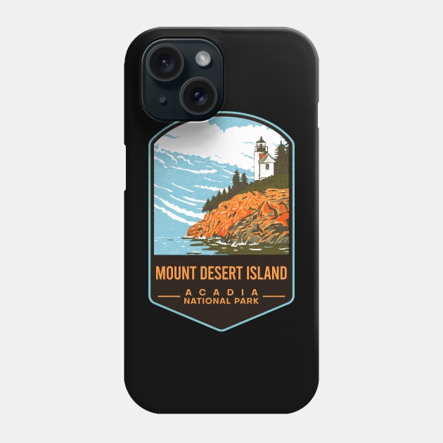 Mount Desert Island Acadia National Park Phone Case by JordanHolmes