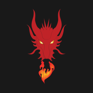 Fire Dragon watching you T-Shirt