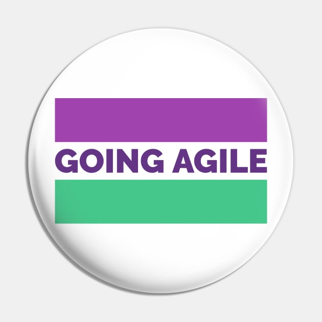 Let's Go Agile Pin by ForEngineer