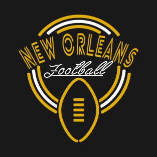 Neon Sign New Orleans Football T-Shirt