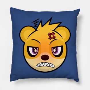 Angry Yellow Bear Cockburn Pillow