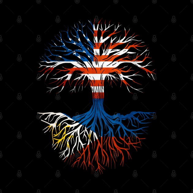 American Grown Filipino Roots Tree Philippines Flag Usa Flag by Henry jonh