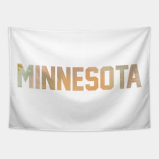 Minnesota Pastel Tie Dye Jersey Letter Tapestry