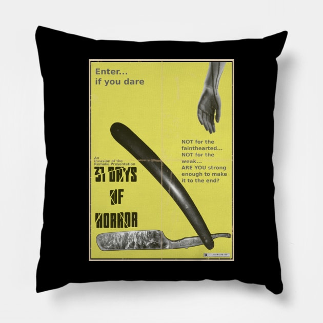 31 Days of Horror - Razor Pillow by Invasion of the Remake