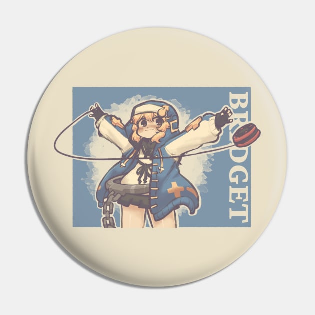 Bridget - Guilty Gear Pin by ShortCake_Cafe