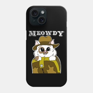 Meowdy Cowboy Extremely Cute Kitty Cat Phone Case