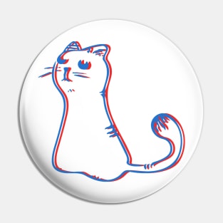 3D Cat Pin