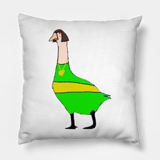 Chara from Undertale as a goose Pillow