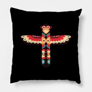 Aztec traditional sign Pillow