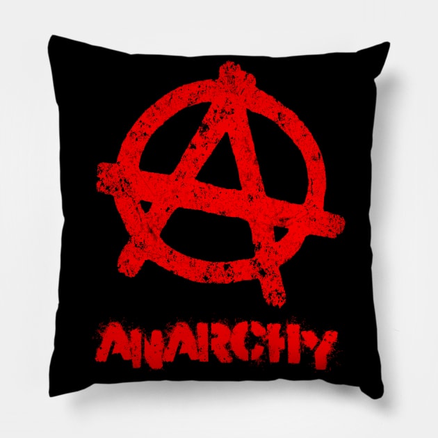 ANARCHY - Graffiti Pillow by RainingSpiders