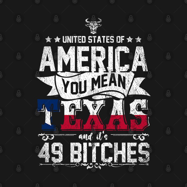 Humor USA Retro Texas Texan by ShirtsShirtsndmoreShirts