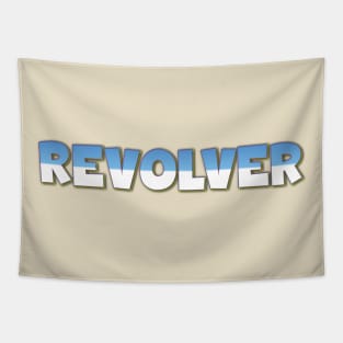 REVOLVER TEXT Tapestry