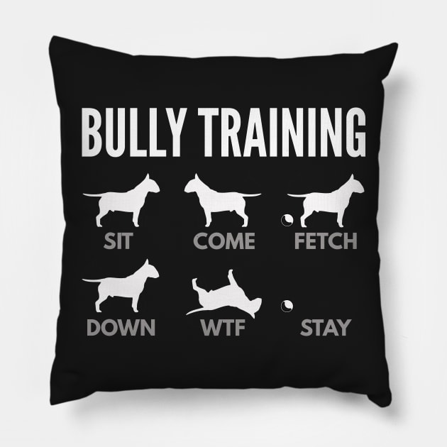 English Bull Terrier Bully Training Pillow by DoggyStyles