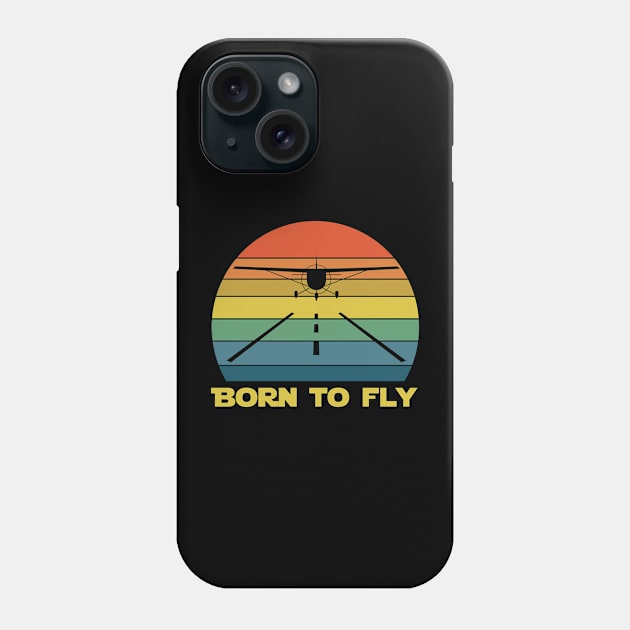 Born To Fly Phone Case by Nifty T Shirts