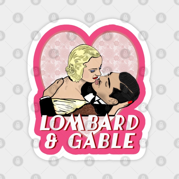 Lombard and Gable Magnet by TL Bugg