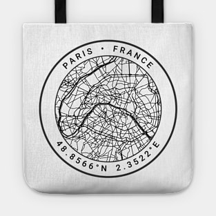 Paris Map Tote