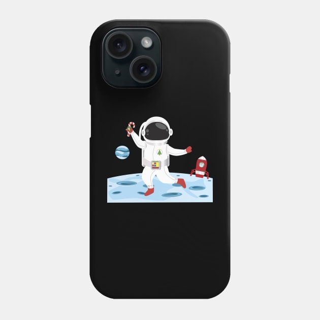 Christmas in Space Phone Case by Edofest