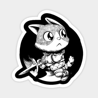 Cat Knight Magnet