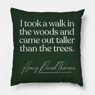 Henry David Thoreau Quote Pillow