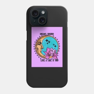 Lyric art from Dreams by Fleetwood Mac Phone Case