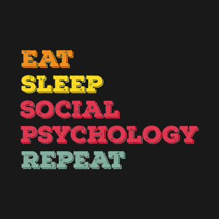 Funny Psychology Vintage Design T-Shirt