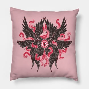 Tentacles and feathers Pillow