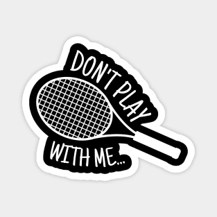 tennis lover graphic Magnet