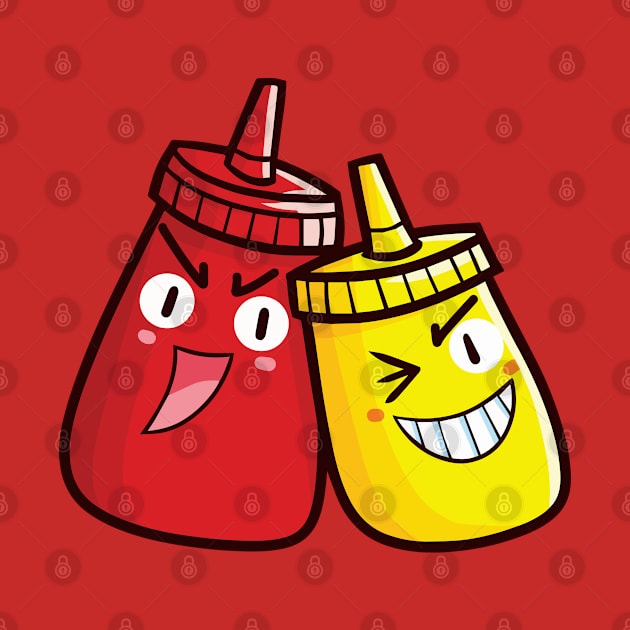 Duo Ketchup by Jocularity Art