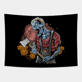 Halloween Zombie Tapestry