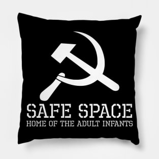 Safe Space Political Anti Communist Baby Socialist SJW Pillow