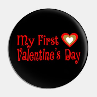 My First Valentine's Day Pin