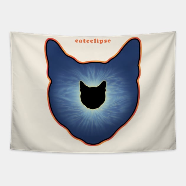 Total Cateclipse Tapestry by Victopia