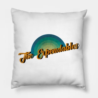 vintage retro The Expendables Pillow