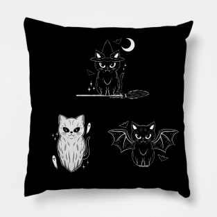 Halloween Black Cats Pillow