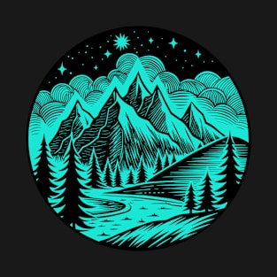 Mountain scene T-Shirt