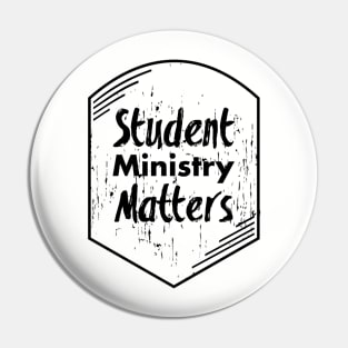 Student Ministry Matters Black Logo Pin