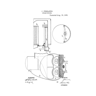 Steam Boiler Vintage Patent Hand Drawing T-Shirt