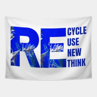 Recycle Reuse Renew Rethink Crisis Environmental Activism Tapestry