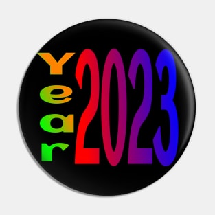 year 2023 Pin