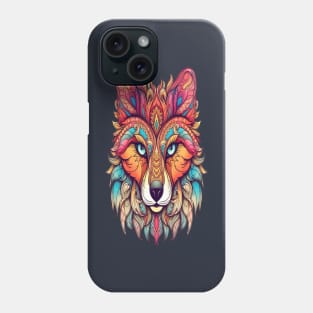 Wolf Mandala Animal Ilustration Phone Case